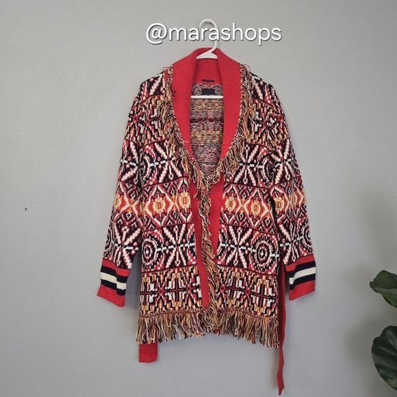 Mother The Belted Short Cardigan in Bass Culture - Picture 2 of 8